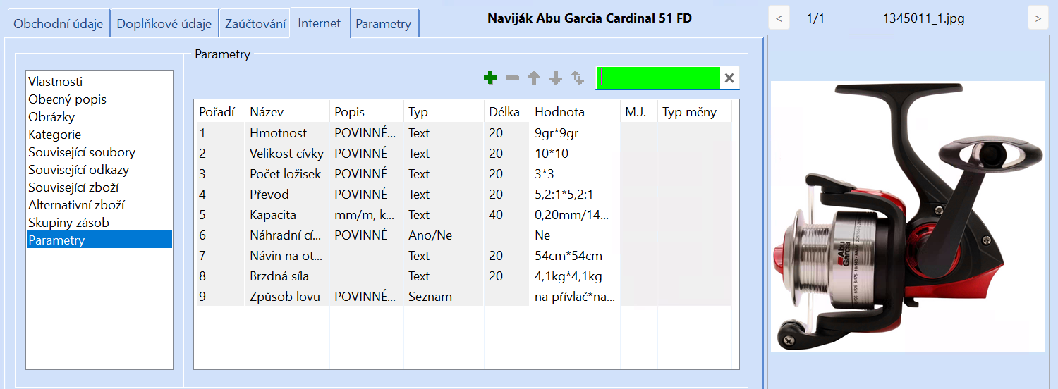 Automatické zalistování produktů do SW Pohoda - obrázek 2