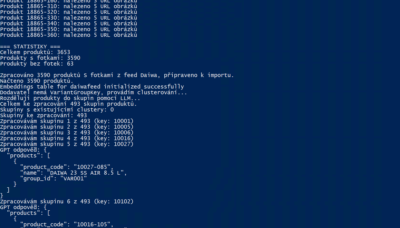 Automatické zalistování produktů do SW Pohoda - obrázek 3